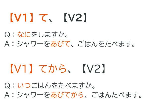 【文法2】みんなの日本語初級第16課 ～てから | にほんご部